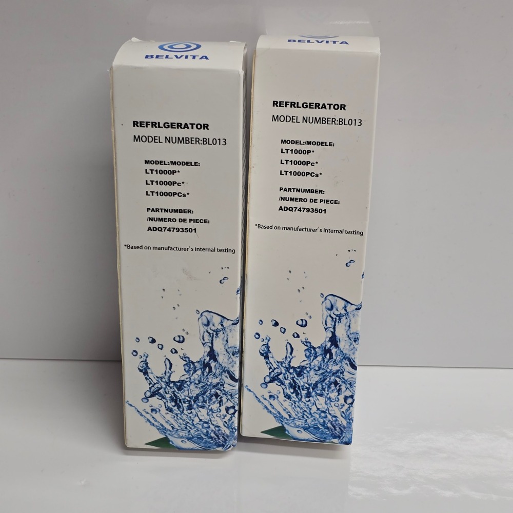 Belvita Refrigerator Water Filter Replacement for LT1000P/PC/PCS 2 Pack BL013
